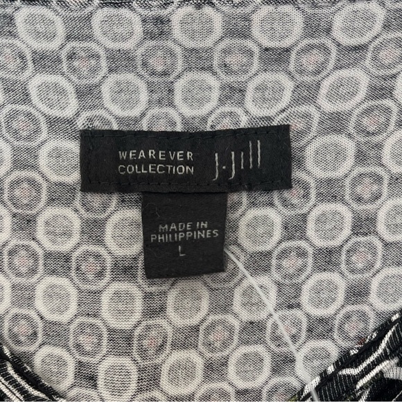 J. Jill Wearever Collection Geo Print Tunic, Size L - Picture 3 of 4